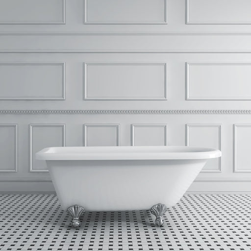 Antique 66" Freestanding Bathtub – Lifestyle Scene