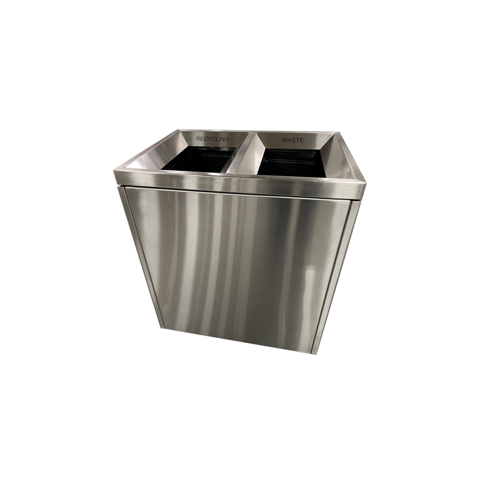 Envyrozone Denali Stainless CA-306-2S-S 272 L 2-stream recycling station