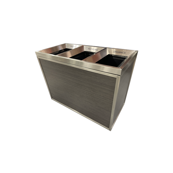 Envyrozone Denali Laminate CA-306-3S-W 279 L 3-stream recycling station