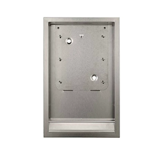 Comac stainless steel ADA recess kit for non-ADA compliant hand dryers with easy wall-mount installation