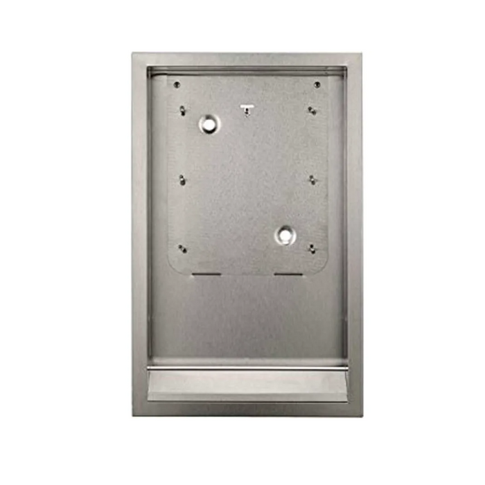 Comac stainless steel ADA recess kit for non-ADA compliant hand dryers with easy wall-mount installation