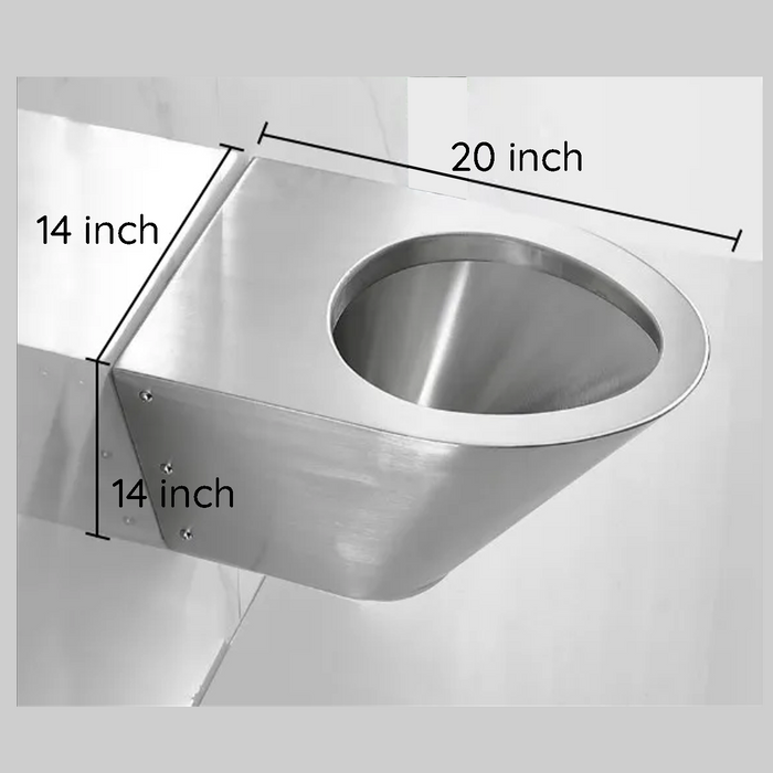 Comac concealed in-wall HDPE water tank system for wall-mounted toilet showing iron frame and hidden cistern