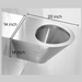 Comac concealed in-wall HDPE water tank system for wall-mounted toilet showing iron frame and hidden cistern