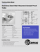 Comac wall-mounted toilet concealed cistern frame with 500 kg load-bearing capacity and press-button panel