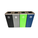 Envyrozone Domain CA-323-12-Curve 60 L 1-stream modular recycling station