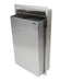 Front view of Frost 330 waste bin with stainless steel finish
