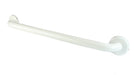 White finish stainless steel grab bar 18 inch length