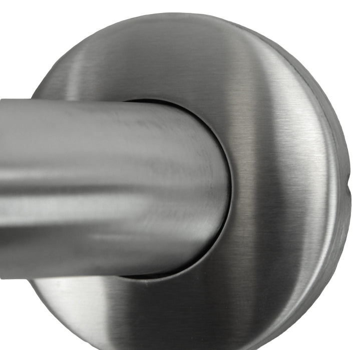 Stainless steel 1.5 inch diameter angled grab bar peened finish