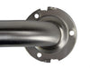 Stainless steel 1.25 inch diameter angled grab bar peened finish