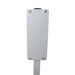 White powder coated carrier stand for barrier free access