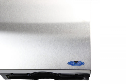 Frost 107 stainless steel C-fold paper towel dispenser cradle view