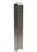 Professional grade stainless steel baby change table showing safety straps and bag holders