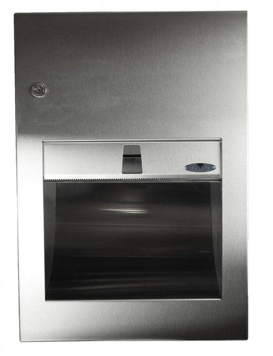Frost 135 Series stainless steel paper towel dispenser front view