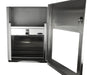 Frost 135 Series stainless steel paper towel dispenser open view