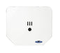 Frost 166 white steel jumbo toilet tissue dispenser close-up front