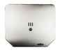 Frost 168-S stainless steel double jumbo toilet tissue dispenser close-up front
