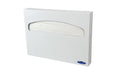 Frost 199-W white steel toilet seat cover dispenser in use
