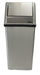 Side profile of Frost 301NLS commercial-grade free-standing trash bin