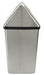 Angled view of Frost 301NLS high-capacity waste receptacle for public and commercial spaces