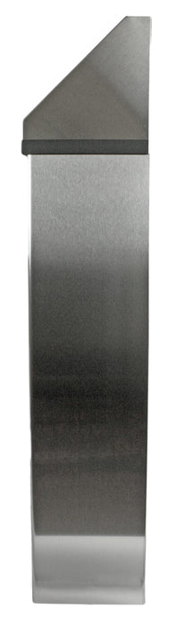 Frost 304-NLS Wall-Mount Stainless Steel Waste Receptacle 77L Heavy-Duty Commercial