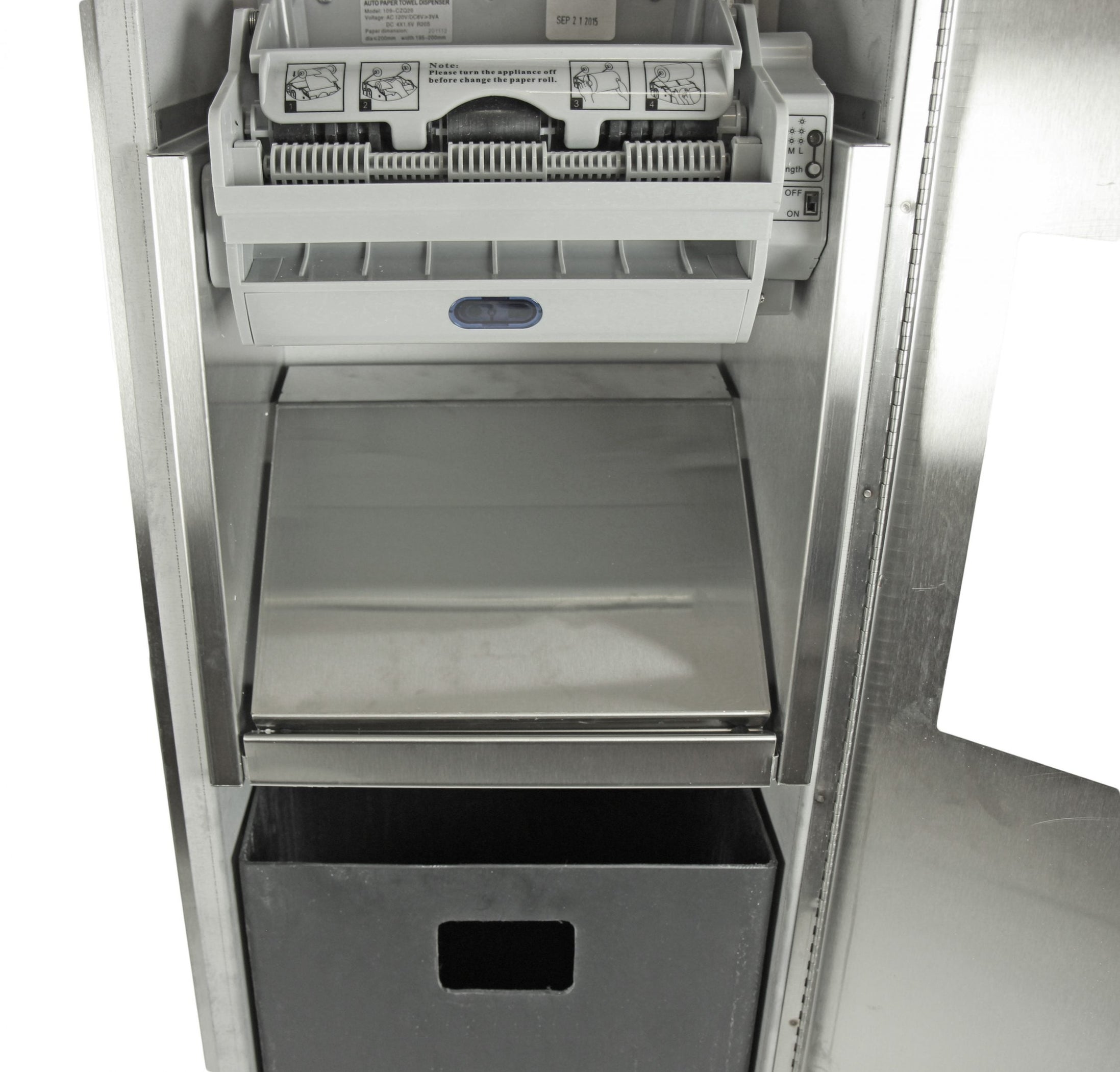 Frost 400-70 Stainless Steel Hands-Free Combination Towel Dispenser ...