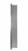 Side angle of Frost 400 stainless steel unit showing 6.1-inch depth
