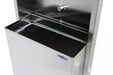 Open view of Frost 422-50A showing jumbo roll towel and waste liner