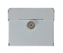 Frost 614 compact stainless steel surface-mounted free napkin dispenser for commercial restrooms, ADA-compliant
