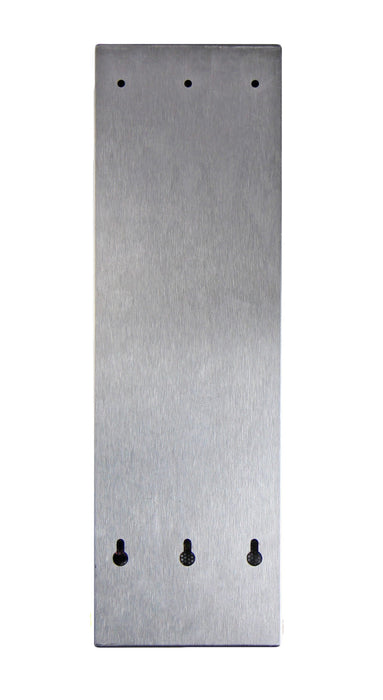 Frost 614-S slim stainless steel surface-mounted free napkin dispenser for commercial restrooms, ADA-compliant