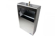 Frost 625 stainless steel hands-free feminine product disposal unit for commercial restrooms, touchless