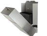 Frost 641 stainless steel surface-mounted feminine product disposal unit for commercial restrooms, hygienic