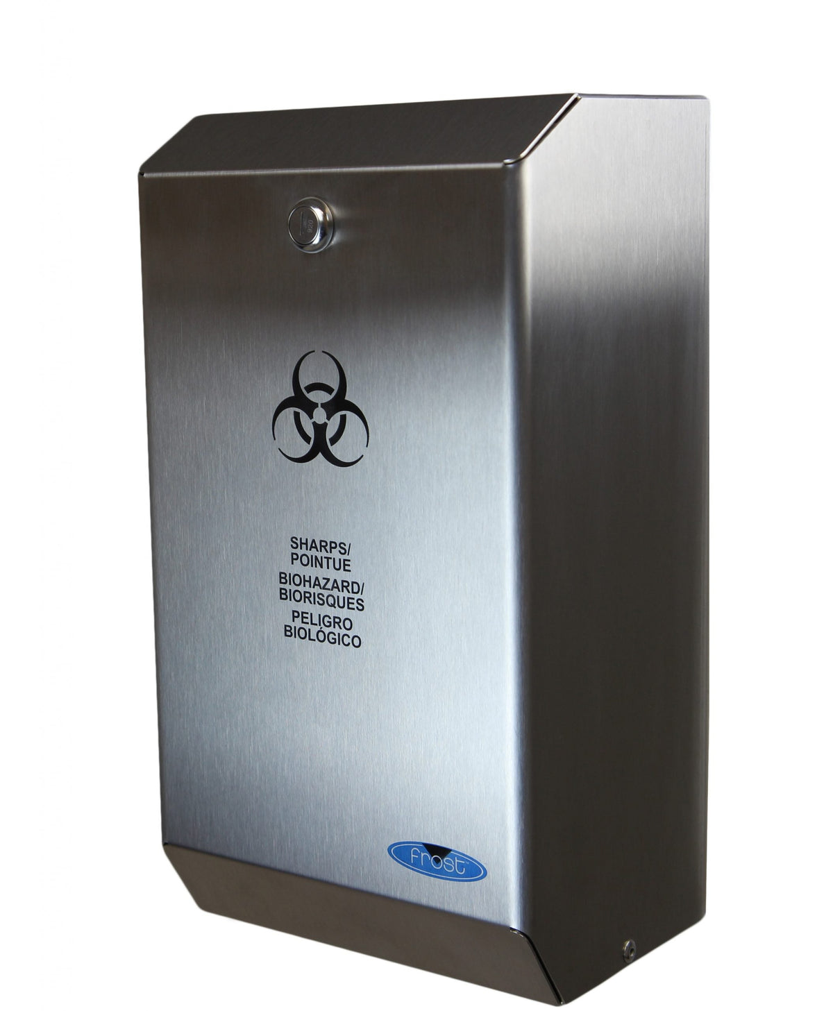 Frost 878 Stainless Steel Biomedical Sharps Disposal 4L Vandal-Resista ...