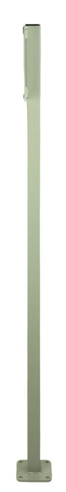 Side profile of Frost 909-100 ground mount stand for pet waste dispensers