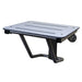 Frost 972 full wall-mounted folding shower seat shown in down position with white phenolic top