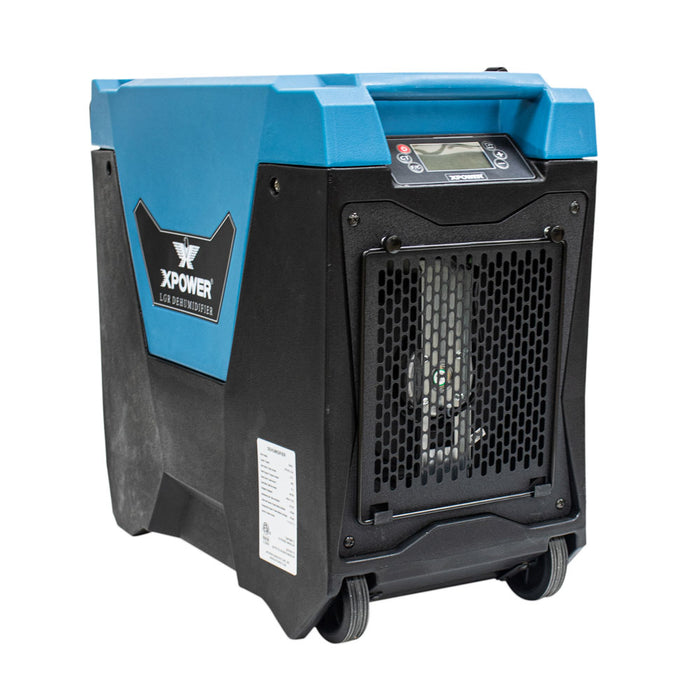 XPOWER XD-85L2 Commercial LGR Dehumidifier, 85 PPD, Auto Purge Pump, Handle and Wheels, view 4 of 10