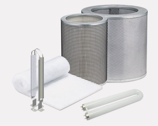Airpura prefilter, carbon, HEPA, UV lamp, and PCO reflector bundle for P600 and P700 air purifiers
