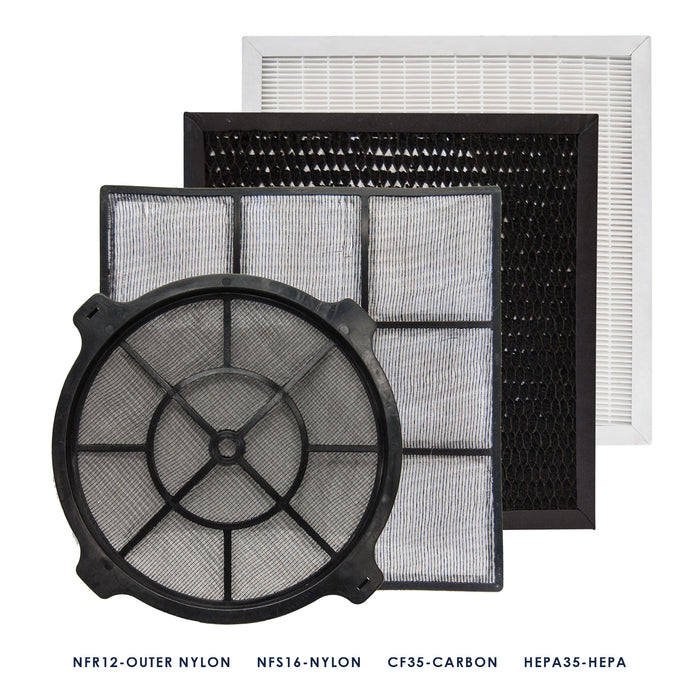 XPOWER X-3580 Air Scrubber, 600 CFM, 4-Stage HEPA with Carbon Filter, view 4 of 6