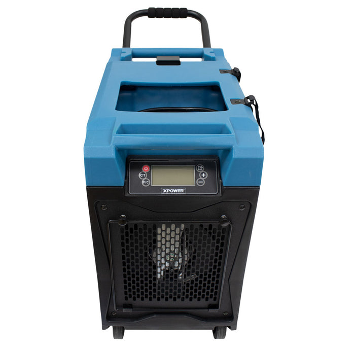XPOWER XD-85L2 Commercial LGR Dehumidifier, 85 PPD, Auto Purge Pump, Handle and Wheels, view 2 of 10