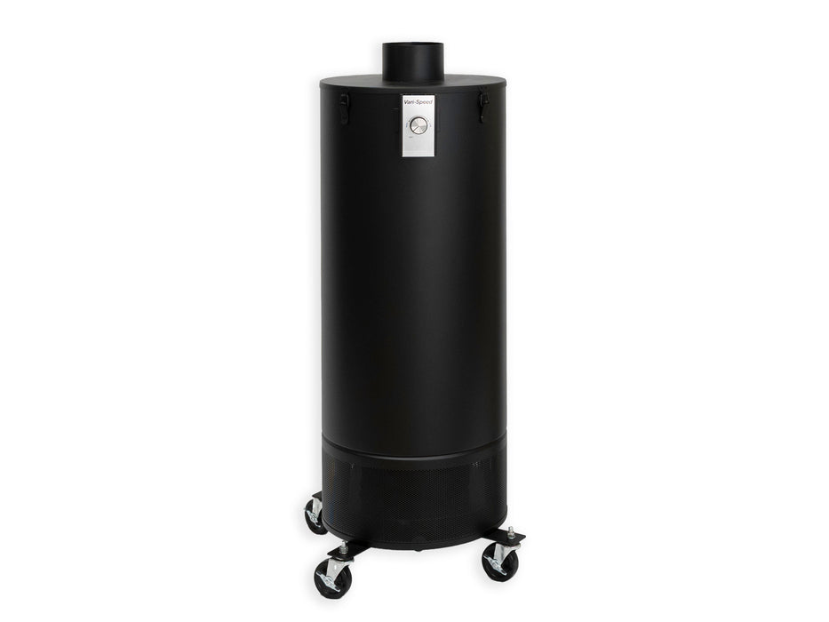 airpura-900max-black-main.jpg — Airpura 900 Max Heavy Industrial Fume Extractor in black, front view