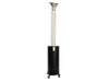 airpura-900max-black-with-hose-vertical.jpg — Airpura 900 Max with flexible intake hose and funnel attached, full unit view