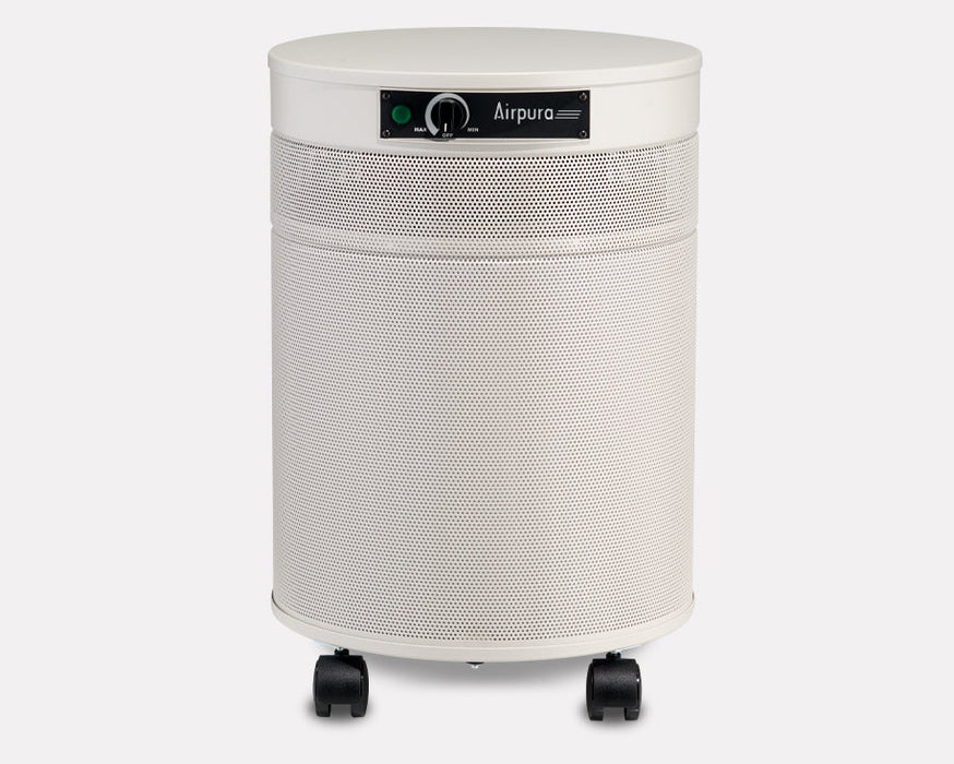 Champagne Mist front angled view of Airpura F600 commercial formaldehyde and VOC air purifier