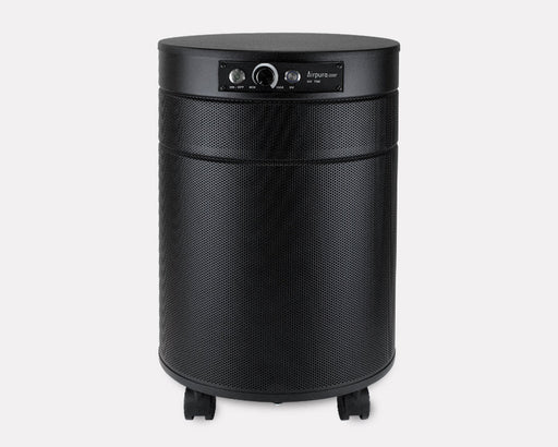 Airpura G700 commercial odor free carbon air purifier for chemically sensitive individuals in Black front angled view for facility use