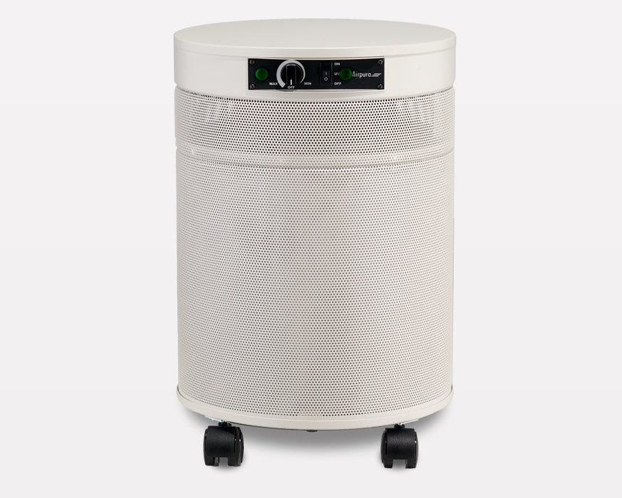 Airpura P614 Cream back view with control panel and power cord location