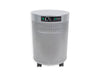 Airpura P614+ commercial air purifier Soft Silver side profile showing compact 23 inch height