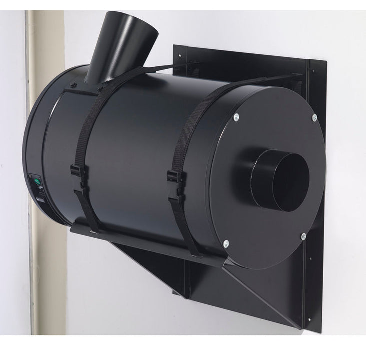 Airpura UV600-W commercial germ and mold air purifier with UV germicidal light in Black front angled view for facility use