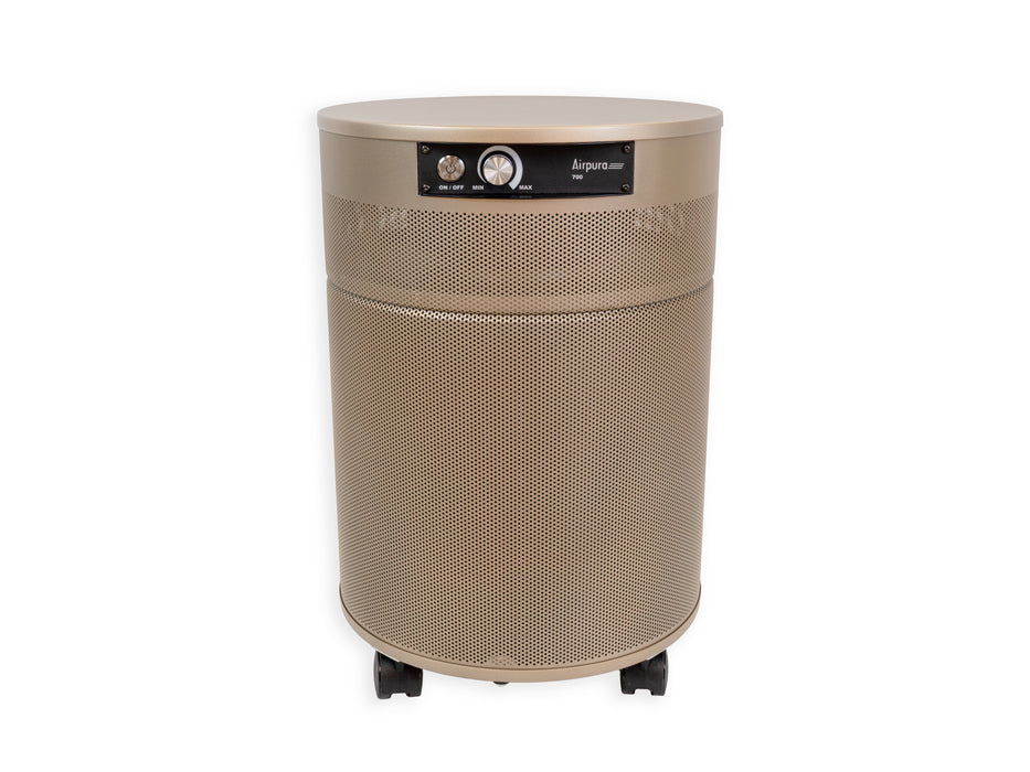 Airpura V714 variable speed fan control panel Champagne Mist close up