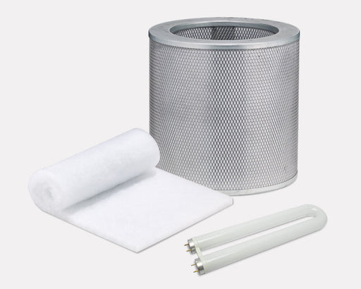 Airpura prefilter, 18 lb carbon, and UV germicidal lamp bundle for P600, UV600, and UV614 series air purifiers