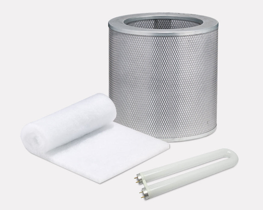 Airpura prefilter, 18 lb carbon, and UV germicidal lamp bundle for P600, UV600, and UV614 series air purifiers