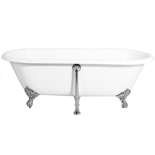 Cetus Freestanding Bathtub – Rear View Alt