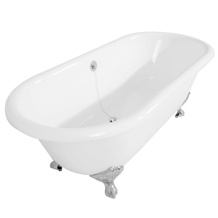 Cetus Freestanding Bathtub – Top View Alt
